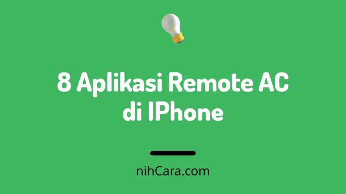 aplikasi remote ac iphone