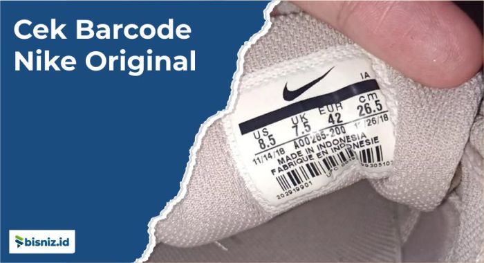 barcode barcodes nike printing print tag ways easy quality material