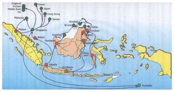 Penyebab indonesia menjadi pusat perdagangan laut internasional adalah