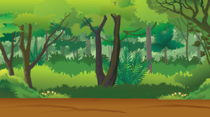 background hutan animasi hd terbaru