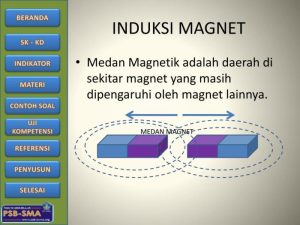 Pengaruh dalam medan magnet dapat berupa